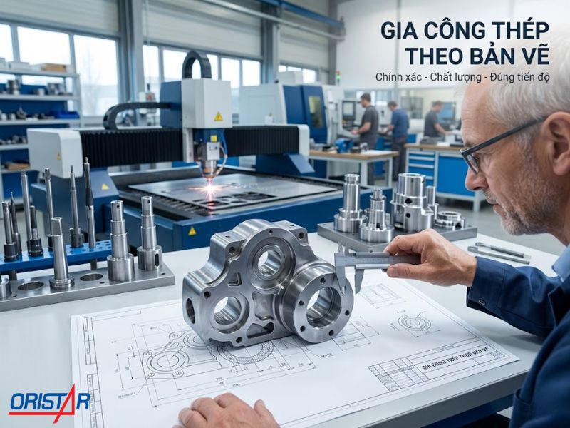 Gia công thép theo bản vẽ là gì?